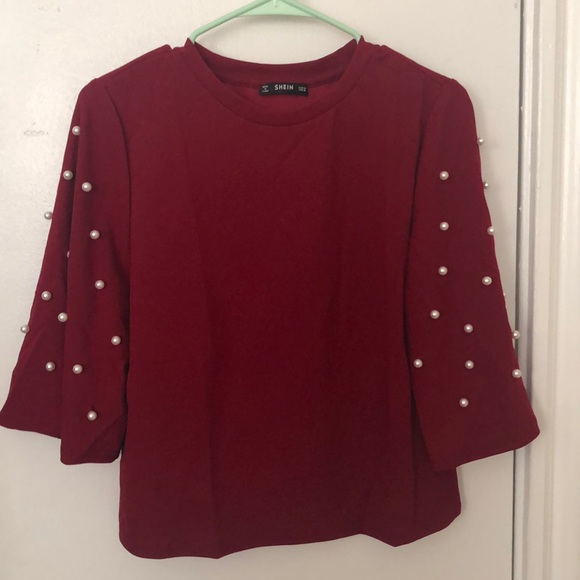 SHEIN Tops - NWOT: red blouse SHEIN Tops - NWOT: red blouse
